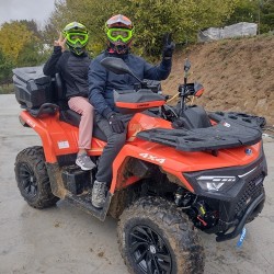 1 час офроуд разходка с АТВ за двама на едно АТВ край Трявна 