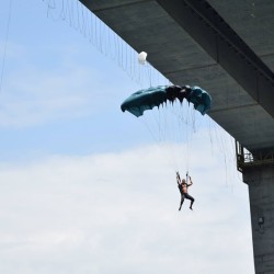 BASE Jumping from Asparuhov Bridge