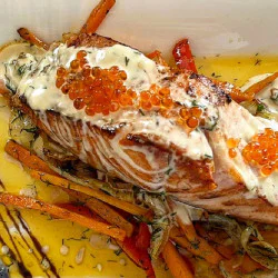 Руска кухня: Дегустация на меню Рибно изкушение за двама в рест. Арбат