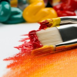 Art Therapy: Drawing a picture for two people with a bottle of wine Art Therapy: Drawing a picture for two people with a bottle of wine