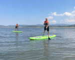 Fun in the water with 1 hour of paddle boarding at Batak Dam from Makaroon