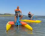Cool off on hot days with a paddle boat ride on Iskar Dam from Makaroon