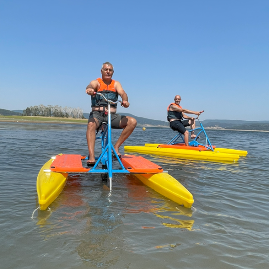Cool off on hot days with a paddle boat ride on Iskar Dam from Makaroon Cool off on hot days with a paddle boat ride on Iskar Dam from Makaroon