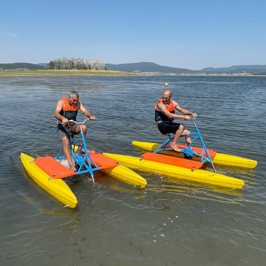 Cool off on hot days with a paddle boat ride on Iskar Dam from Makaroon