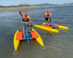 Cool off on hot days with a paddle boat ride on Iskar Dam from Makaroon
