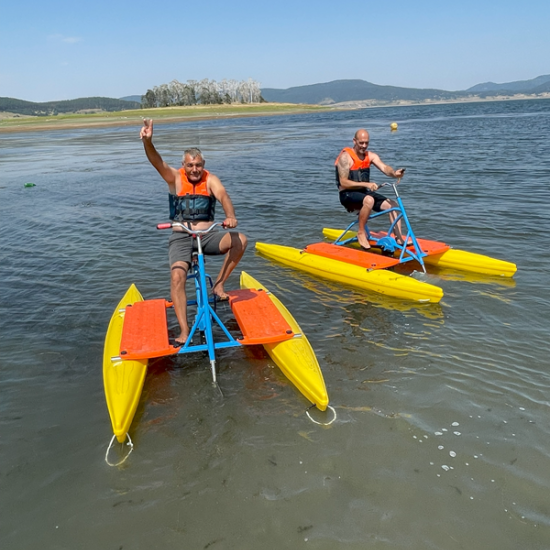 Cool off on hot days with a paddle boat ride on Iskar Dam from Makaroon Cool off on hot days with a paddle boat ride on Iskar Dam from Makaroon