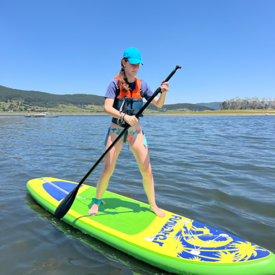 Fun in the water with 1 hour of paddle boarding at Batak Dam from Makaroon
