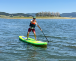 Fun in the water with 1 hour of paddle boarding at Batak Dam from Makaroon