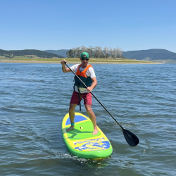 Paddle boarding on Batak Dam - 1 hour water adventure for one person
