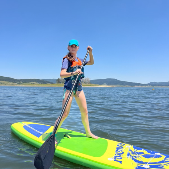 Fun in the water with 1 hour of paddle boarding at Batak Dam from Makaroon