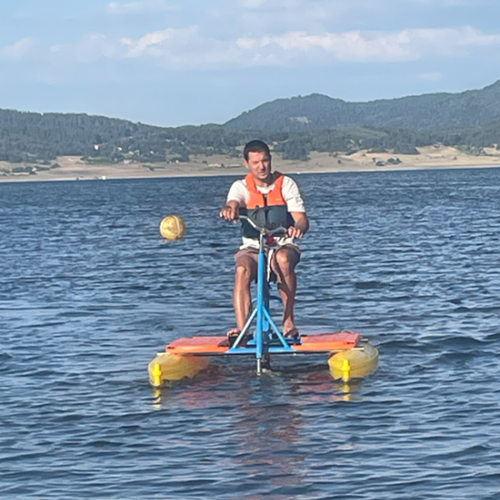 Cool off on hot days with a paddle boat ride on Iskar Dam from Makaroon Cool off on hot days with a paddle boat ride on Iskar Dam from Makaroon