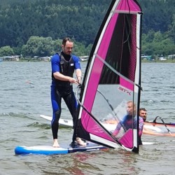 Windsurfing training for beginners at Iskar Dam - ignite the spark of water sports