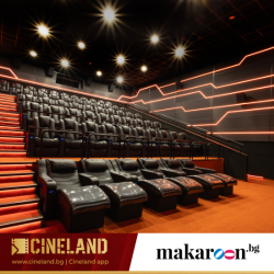 Two cinema tickets including popcorn and drinks at Cineland in Veliko Tarnovo