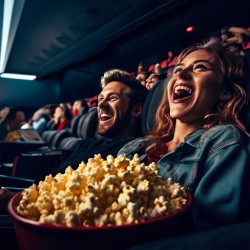 Два билета за кино с включени пуканки и напитки в Cineland София