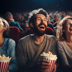 Два билета за кино с включени пуканки и напитки в Cineland Габрово