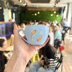 Арт приключение - Работилница за рисуване на чаши за кафе във Варна - за двама Арт приключение - Работилница за рисуване на чаши за кафе във Варна - за двама