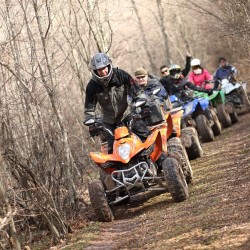 Off-road adventure with ATV near Belogradchik rocks