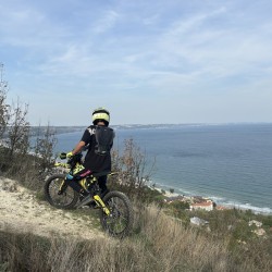 Off-road adventure with an electric motorbike near Aladzha Monastery, Varna - 2 hours