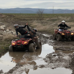 Офроуд приключение в планината с АТВ близо до София за двама на едно АТВ Офроуд приключение в планината с АТВ близо до София за двама на едно АТВ