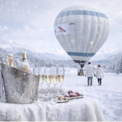 Издигане с балон край Банско за един човек