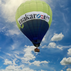 Free flight with a hot-air balloon for 30 minutes + video shooting with 4K action camera + a glass of sparkle wine, Sofia