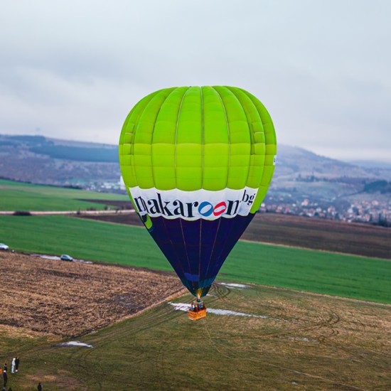 Полет с балон + видеозаснемане с 4К камера от Макароон