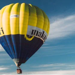 Панорамно издигане с балон + видеозаснемане с 4К action камера