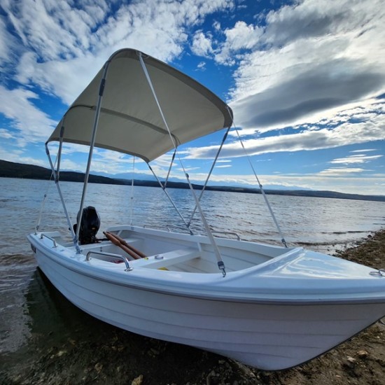 Walking, fishing and rest with "Motor boat for up to 4 people for rent at Iskar Dam" from Makaroon