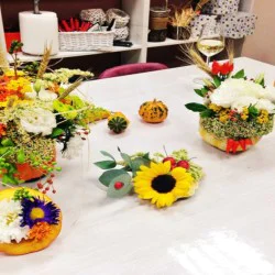 Флора-Арт: Флористика на по чаша вино