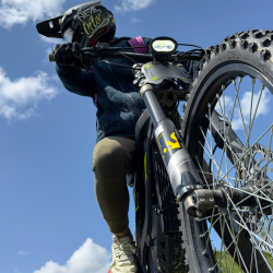 Разходка с електрически кросов мотор край Триград - маршрут до Водни пад