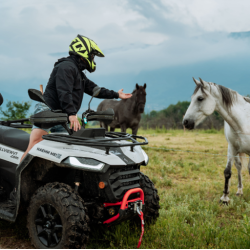 3-hour horseback riding and ATV ride for two near the village of Ustina, Plovdiv