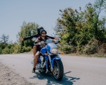 Explore the beauty of the surroundings of Veliko Tarnovo with a ride on a Suzuki Boulevard M109R cruiser motorcycle from Makaroon