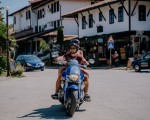 Explore the beauty of the surroundings of Veliko Tarnovo with a ride on a Suzuki Boulevard M109R cruiser motorcycle from Makaroon