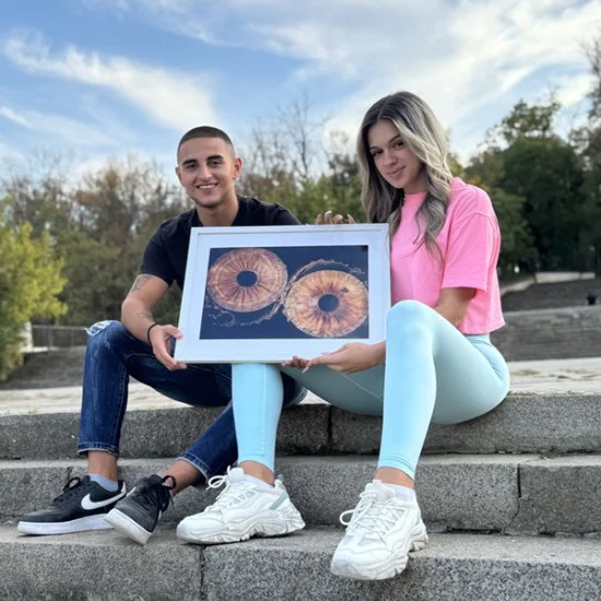 Частица от душата в картина с Ирисова фотография в Плевен от Makaroon Частица от душата в картина с Ирисова фотография в Плевен от Makaroon