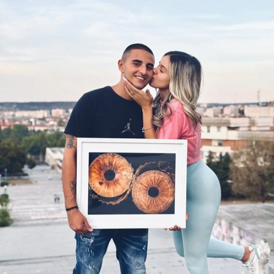 Частица от душата в картина с Ирисова фотография в Плевен от Makaroon Частица от душата в картина с Ирисова фотография в Плевен от Makaroon