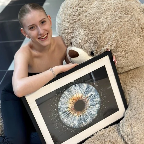 Частица от душата в картина с Ирисова фотография в Плевен от Makaroon Частица от душата в картина с Ирисова фотография в Плевен от Makaroon