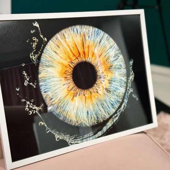 Частица от душата в картина с Ирисова фотография в Плевен от Makaroon Частица от душата в картина с Ирисова фотография в Плевен от Makaroon