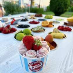 Thai ice cream rolls and drinks for two at JK Rollin nationwide