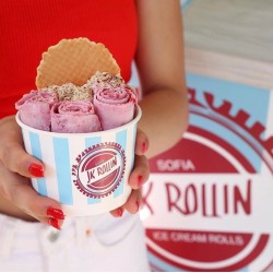 Thai ice cream rolls and drinks for two at JK Rollin nationwide