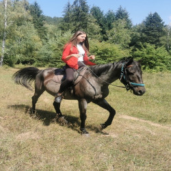 Horse riding in nature for two people near Sofia