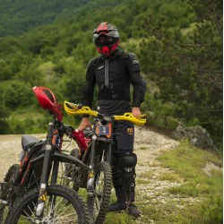 Екстремно офроуд приключение с електрически кросов мотор край Пазарджик - тур за напреднали за 3 часа