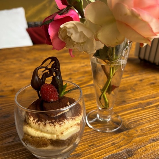 Gift a drop of sweetness with "Dessert menu for two at Opera Garden, Burgas" from Makaroon