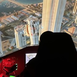 Become a helicopter pilot in a flight simulator - 60 minutes of fun for enthusiasts
