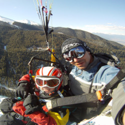 Panoramic paragliding flight near Sopot Panoramic paragliding flight near Sopot