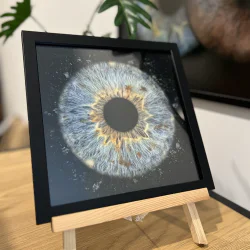 Превърнете вашите очи в уникална картина с ирисова фотография във Варна - заснемане на четири ириса в рамка