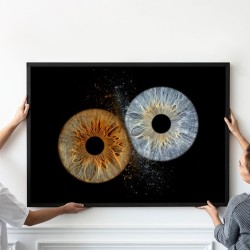 Превърнете вашите очи в уникална картина с ирисова фотография на два ириса в София