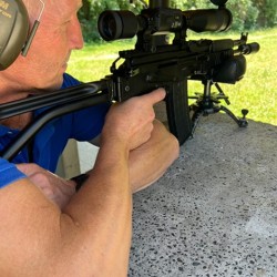 Training in handling a Kalashnikov assault rifle - safety and basics of operation