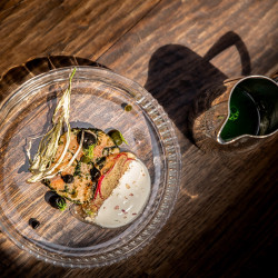 Vegetarian dinner for two at the Andre restaurant - a delight for the senses!