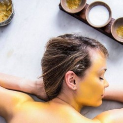 VIP package for two with spa, gold facial and body therapy, pearl bath, sapphire powder massage and a bottle of wine VIP package for two with spa, gold facial and body therapy, pearl bath, sapphire powder massage and a bottle of wine