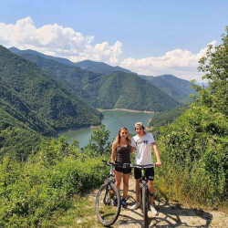 By bike in nature near Smolyan